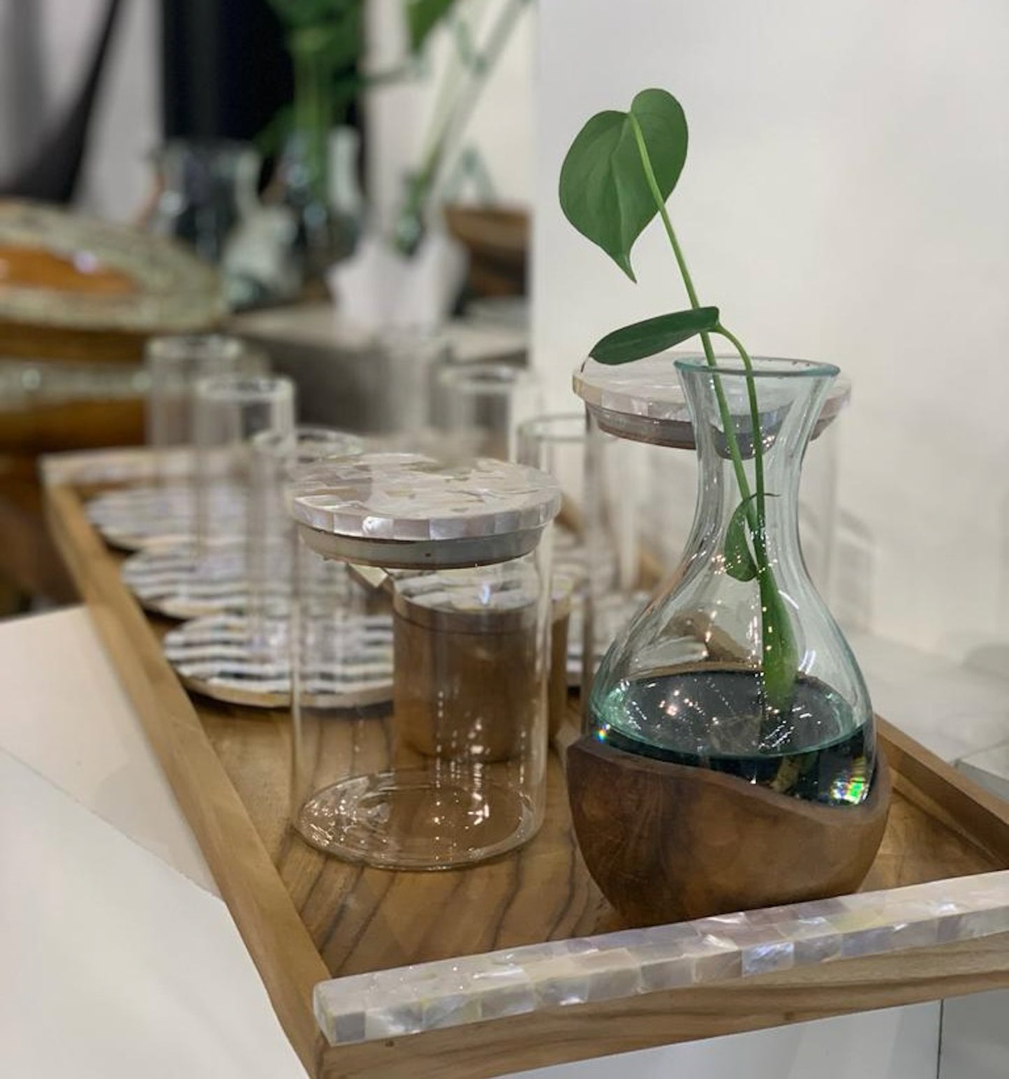 Wood x Glass Vase - Small