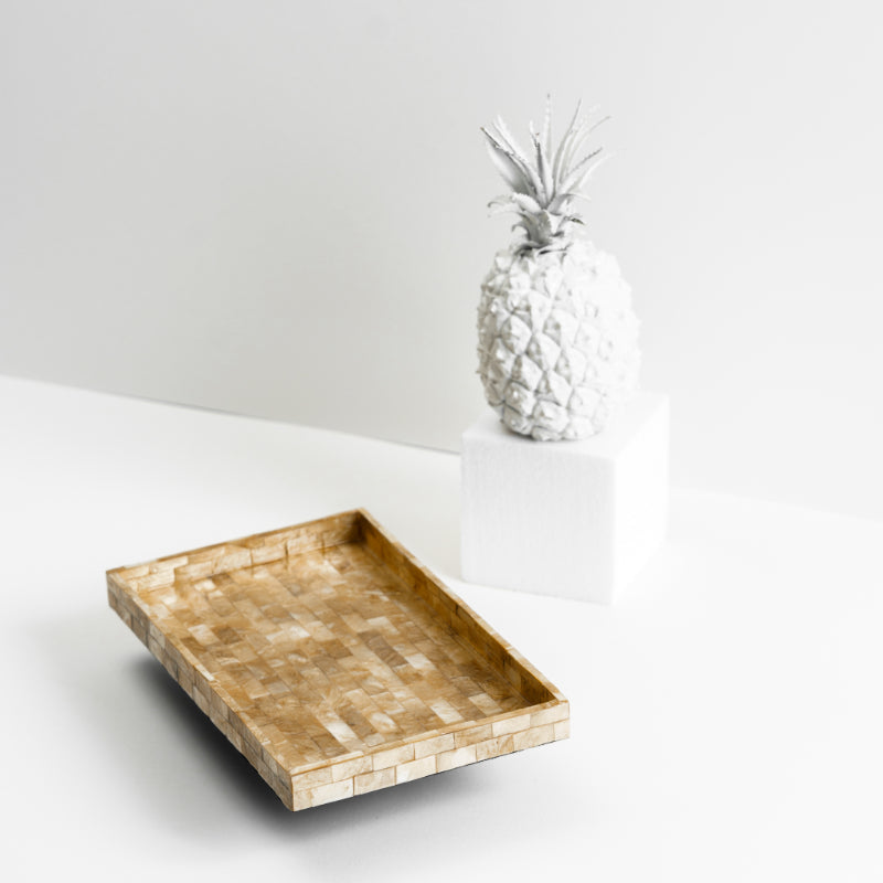Gold Small Rectangular Tray
