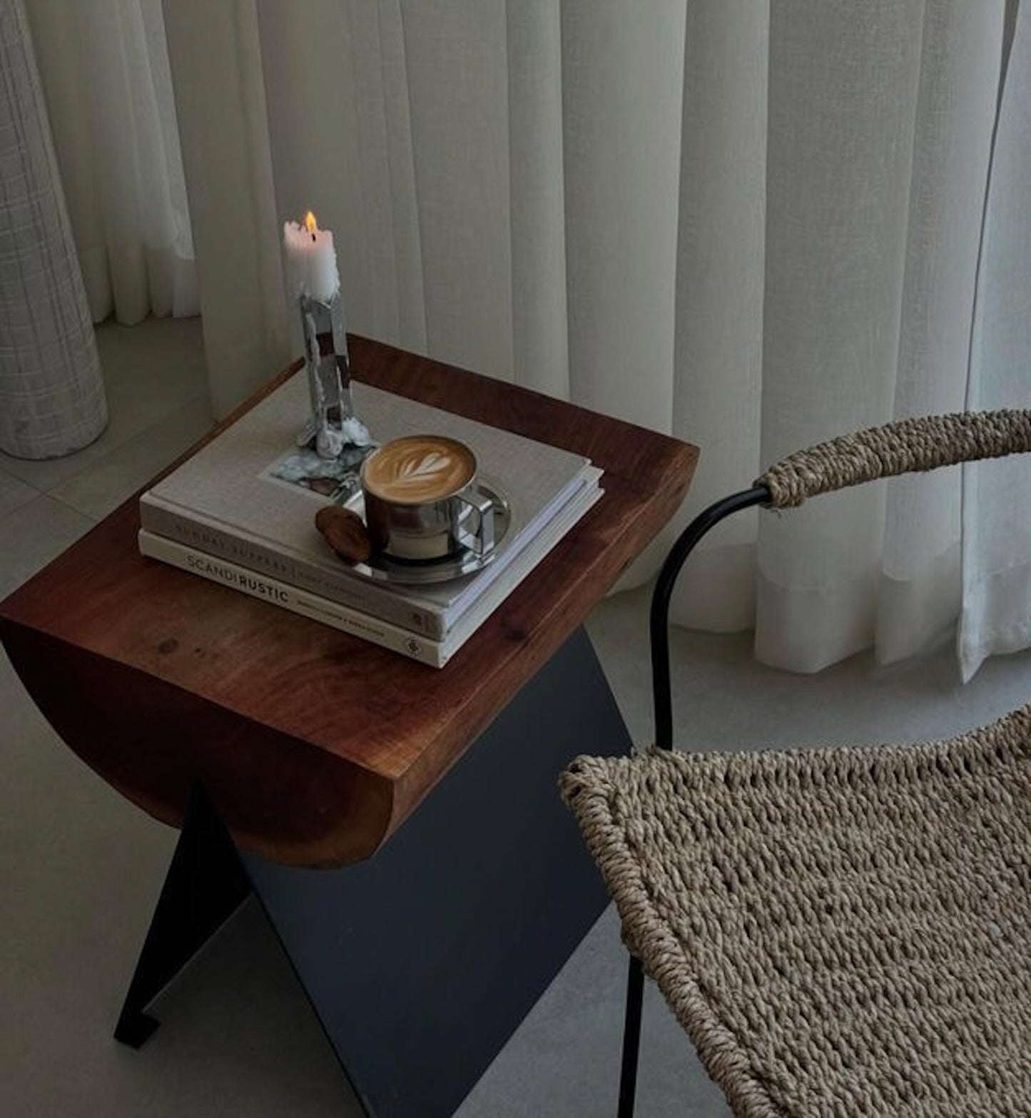 Metal x Wood Side Table