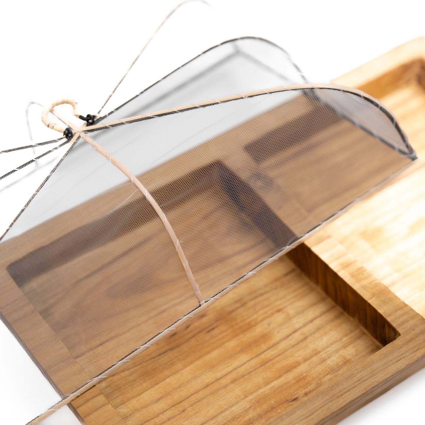 Divided Wood Platter with Cover