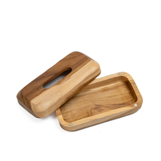 Wood Tissue Box