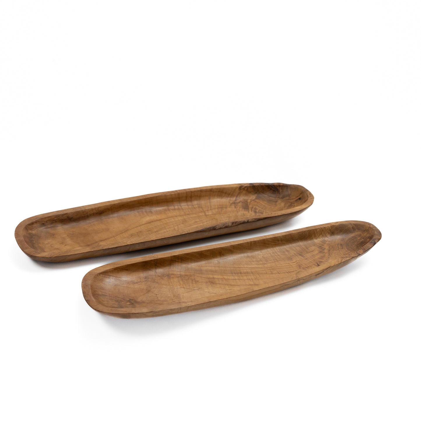 Plain Wood Long Plate/Bowl