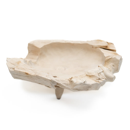 Bleached Rustic Bowl - Large