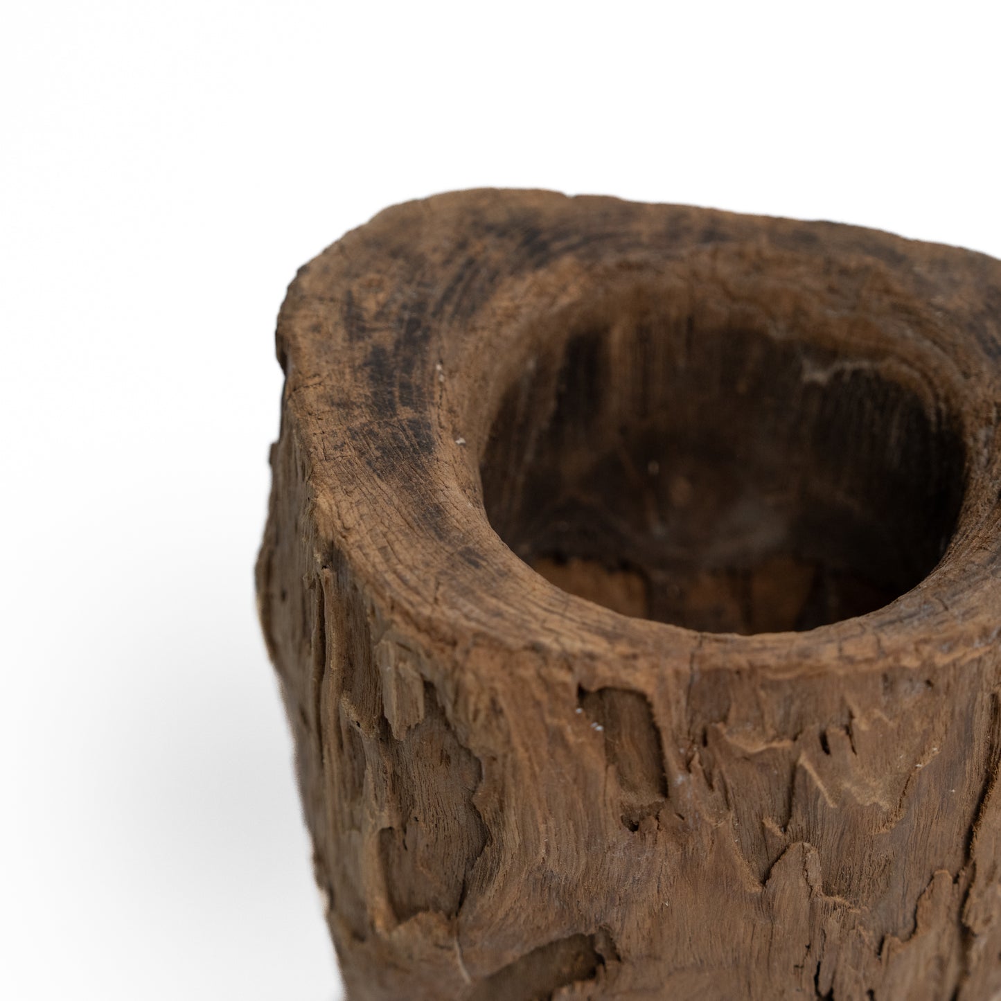 Rustic Wood Planter - Tall