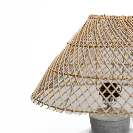 Terracotta Base Lampshade
