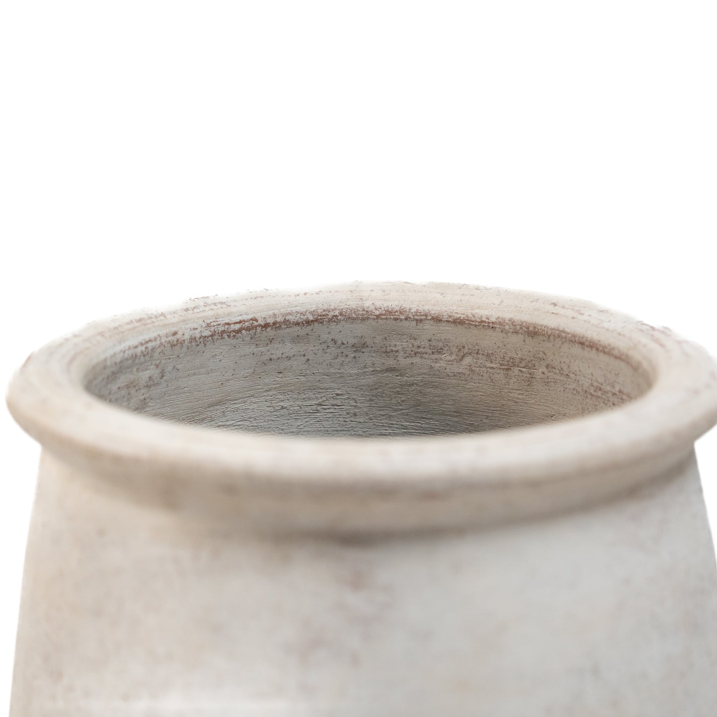 Washed White Planter