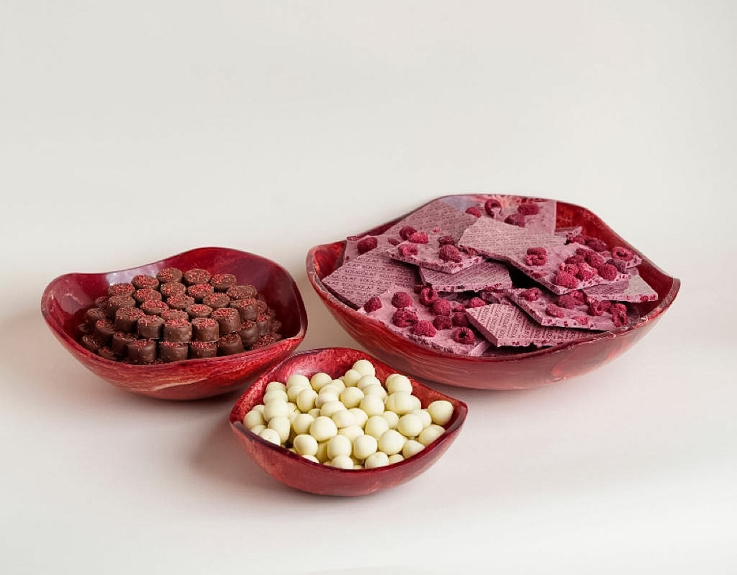 Red Resin Bowl - Medium