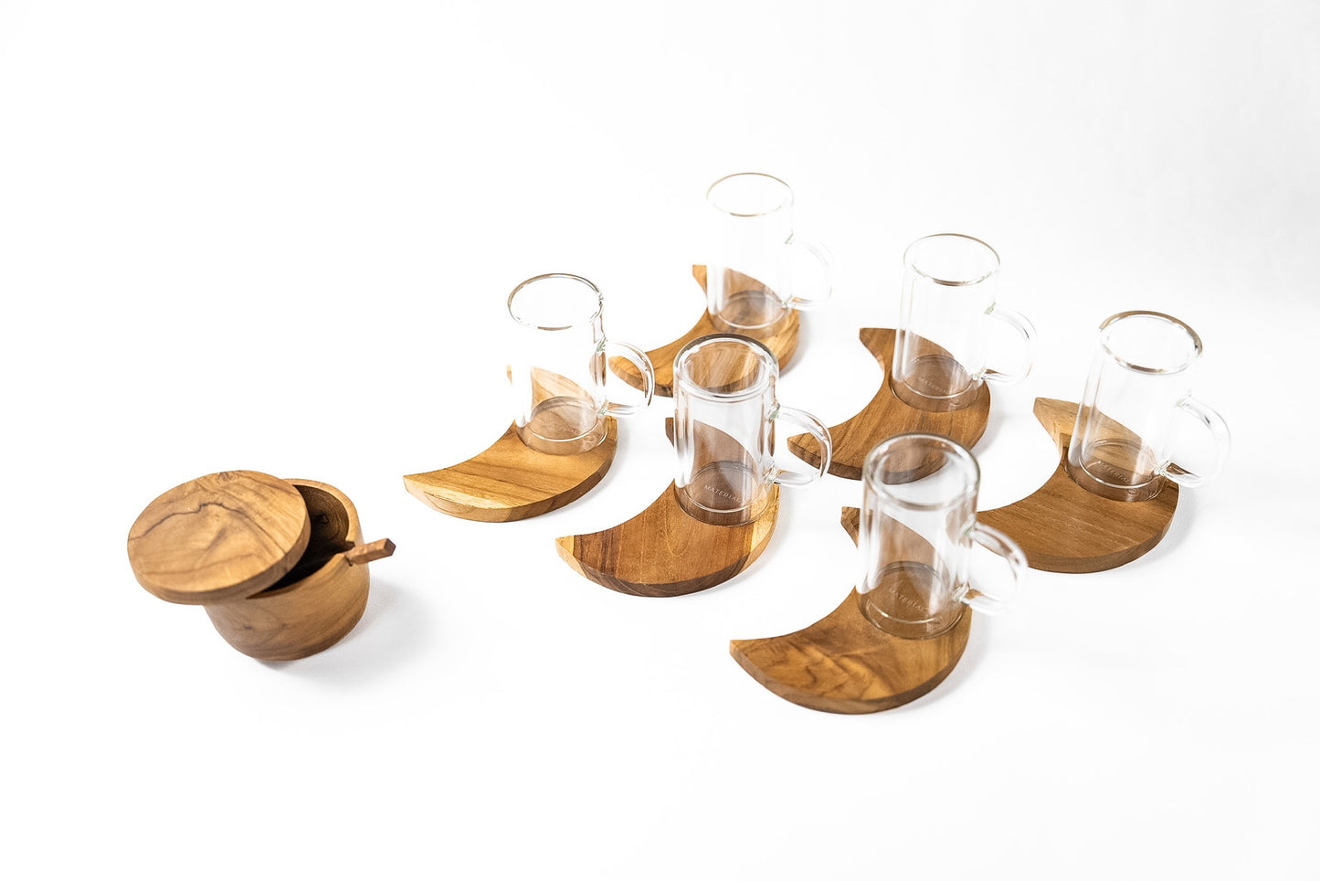 Ramadan Wood Tea Set
