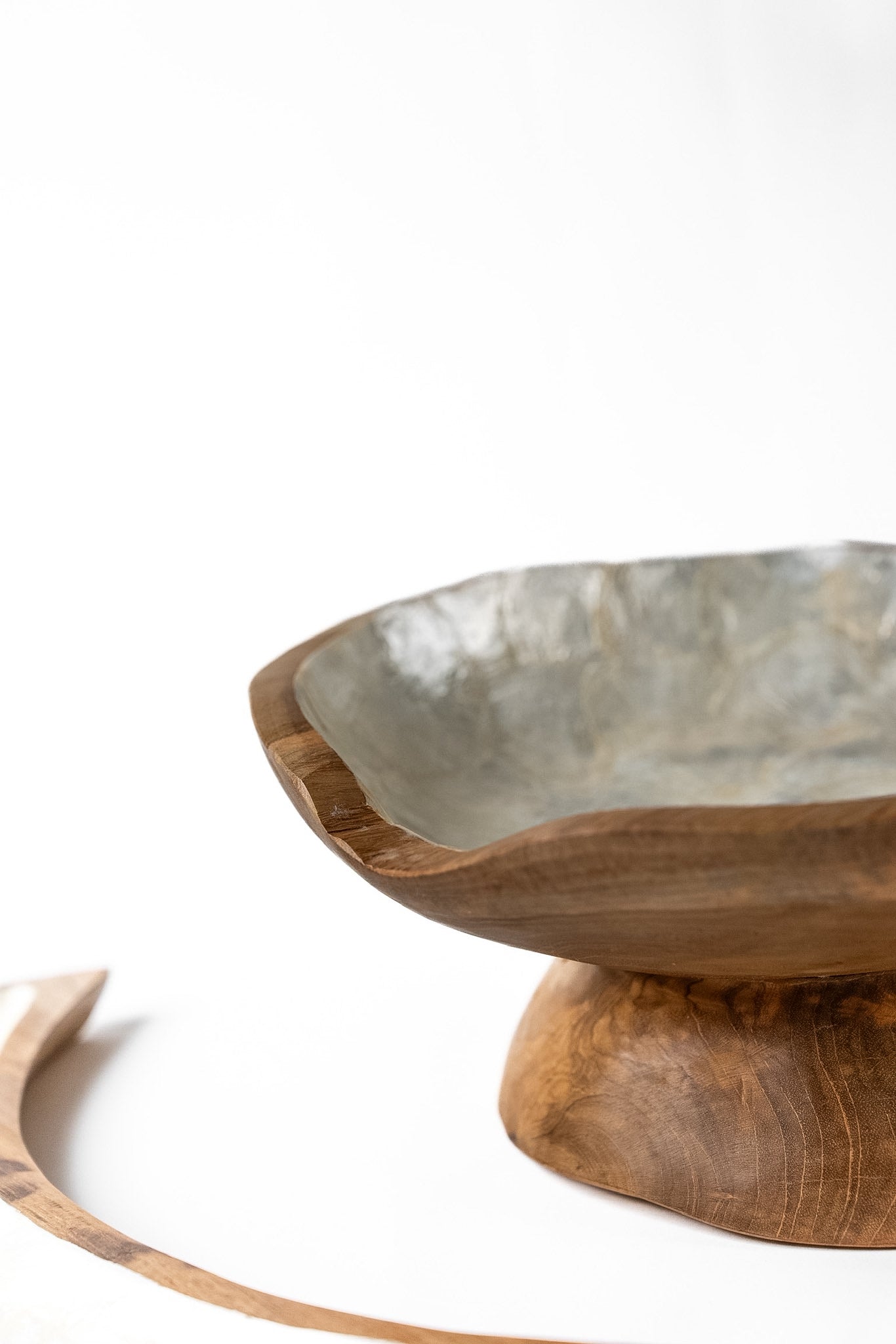 Wood x Shell Plate & Bowl - Set of 2