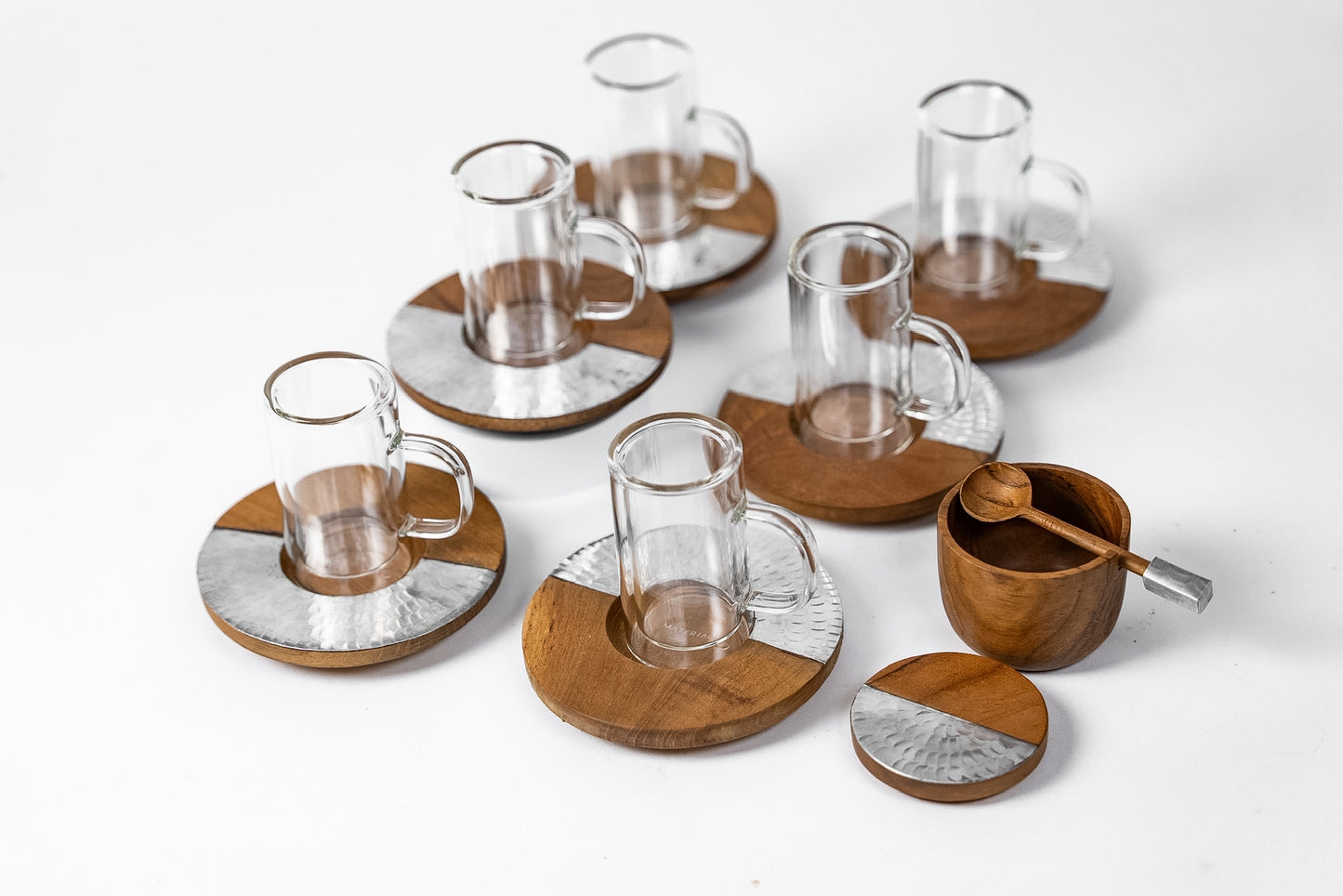 Wood x Aluminium Tea Set
