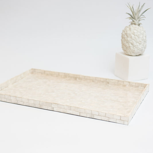 Large Rectangular Shell Tray