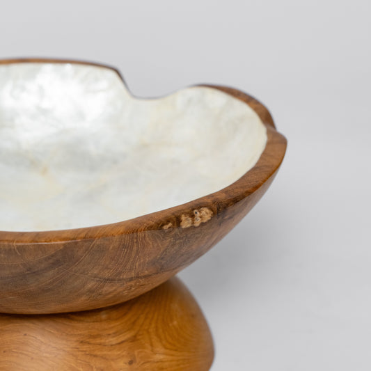 Wood x Shell Standing Bowl