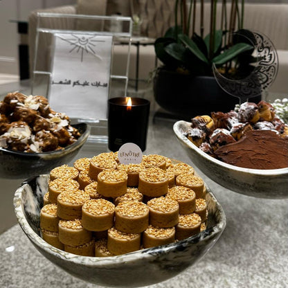 Beige Resin Bowl - Small