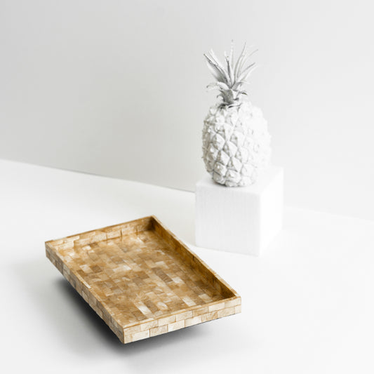 Gold Small Rectangular Tray