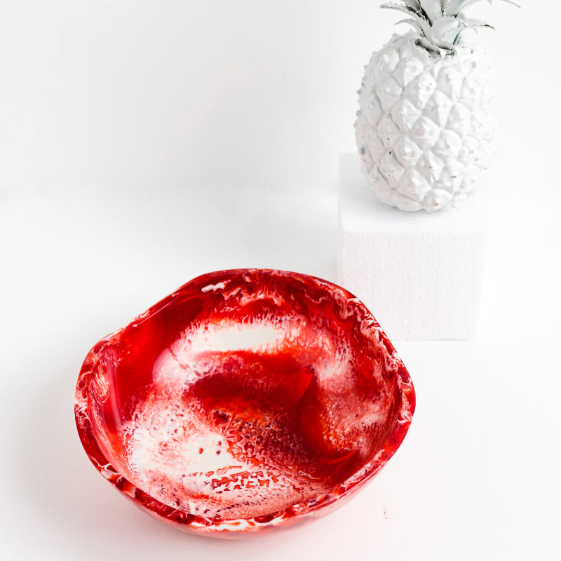 Red Resin Bowl - Small