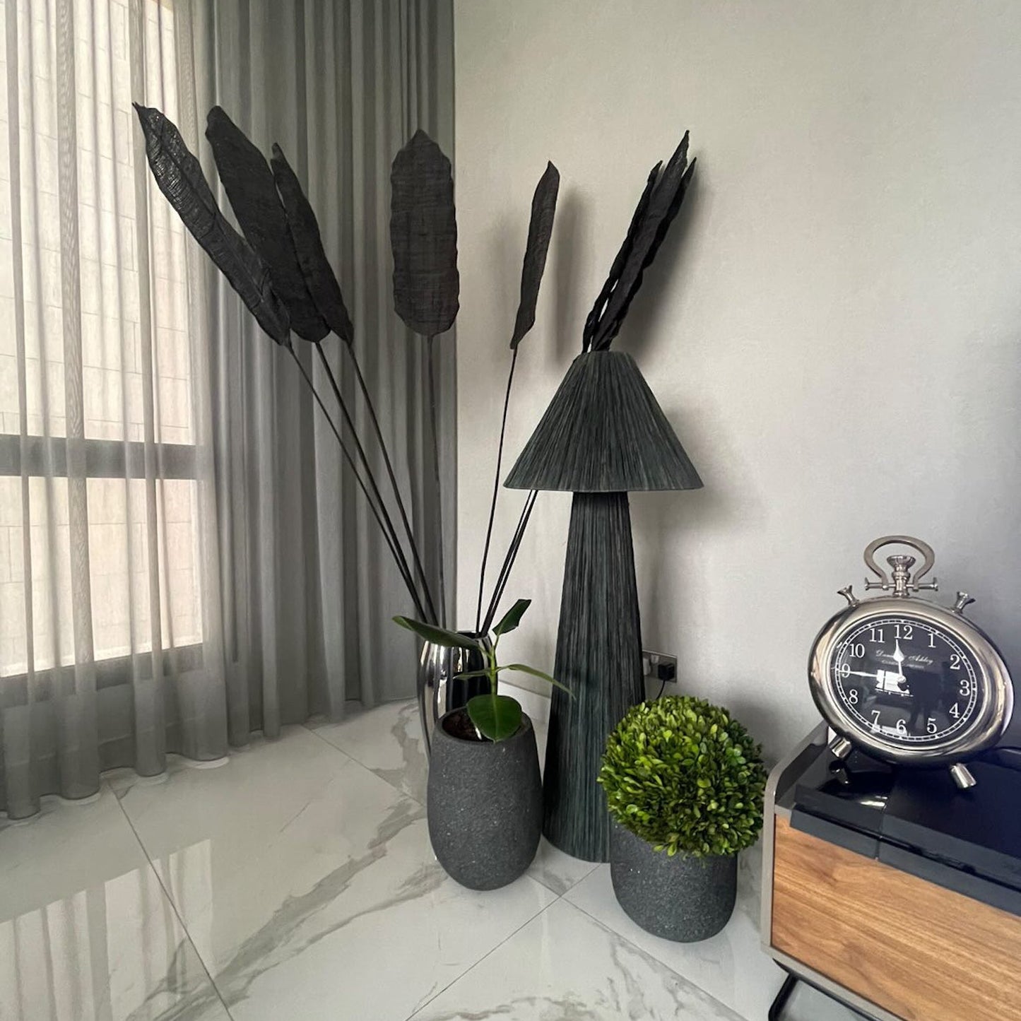 Black Lampshade - Large