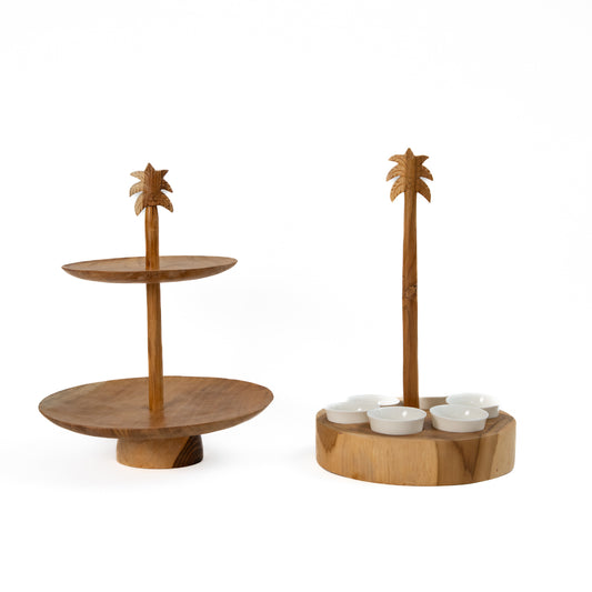 Palm Tree Wooden Set