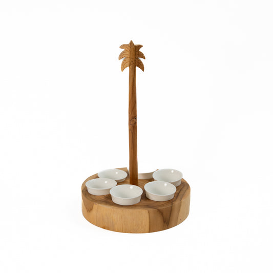 Palm Tree Arabic Coffee Holder - Without Cups