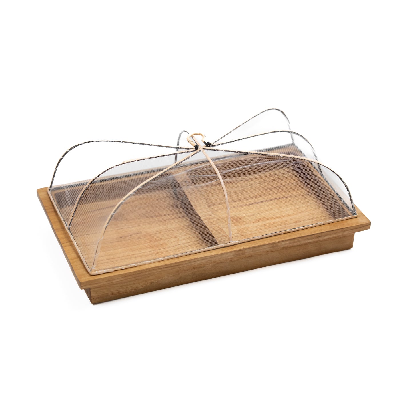 Divided Wood Platter with Cover