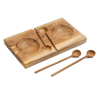 Wood Serving Duo