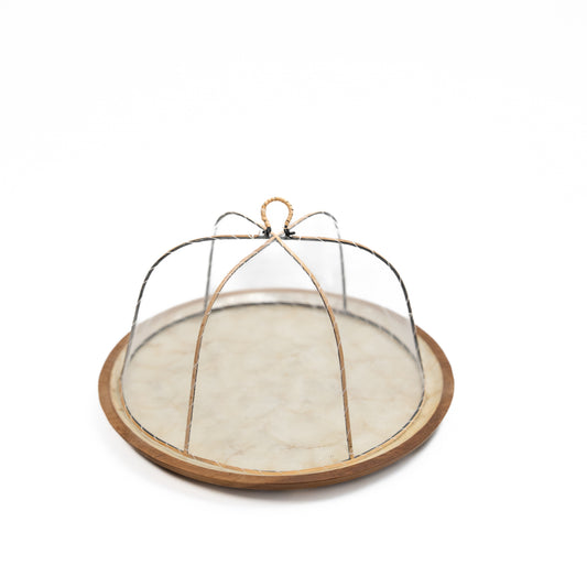 Wood x Shell Plate with Cover