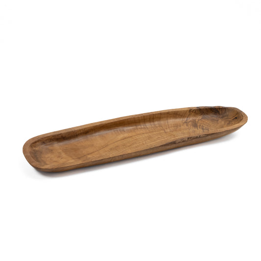 Plain Wood Long Plate/Bowl