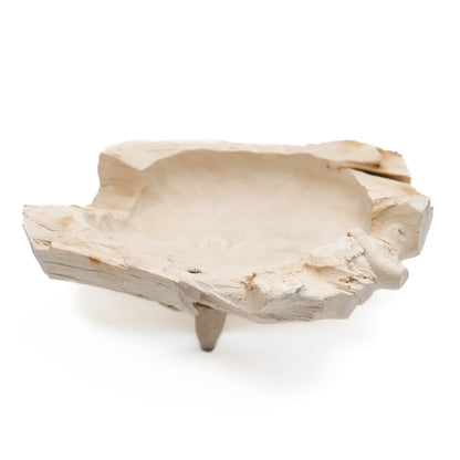 Bleached Rustic Bowl - Large
