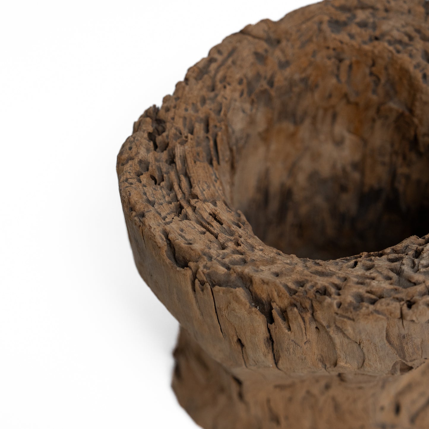 Rustic Wood Planter - Medium