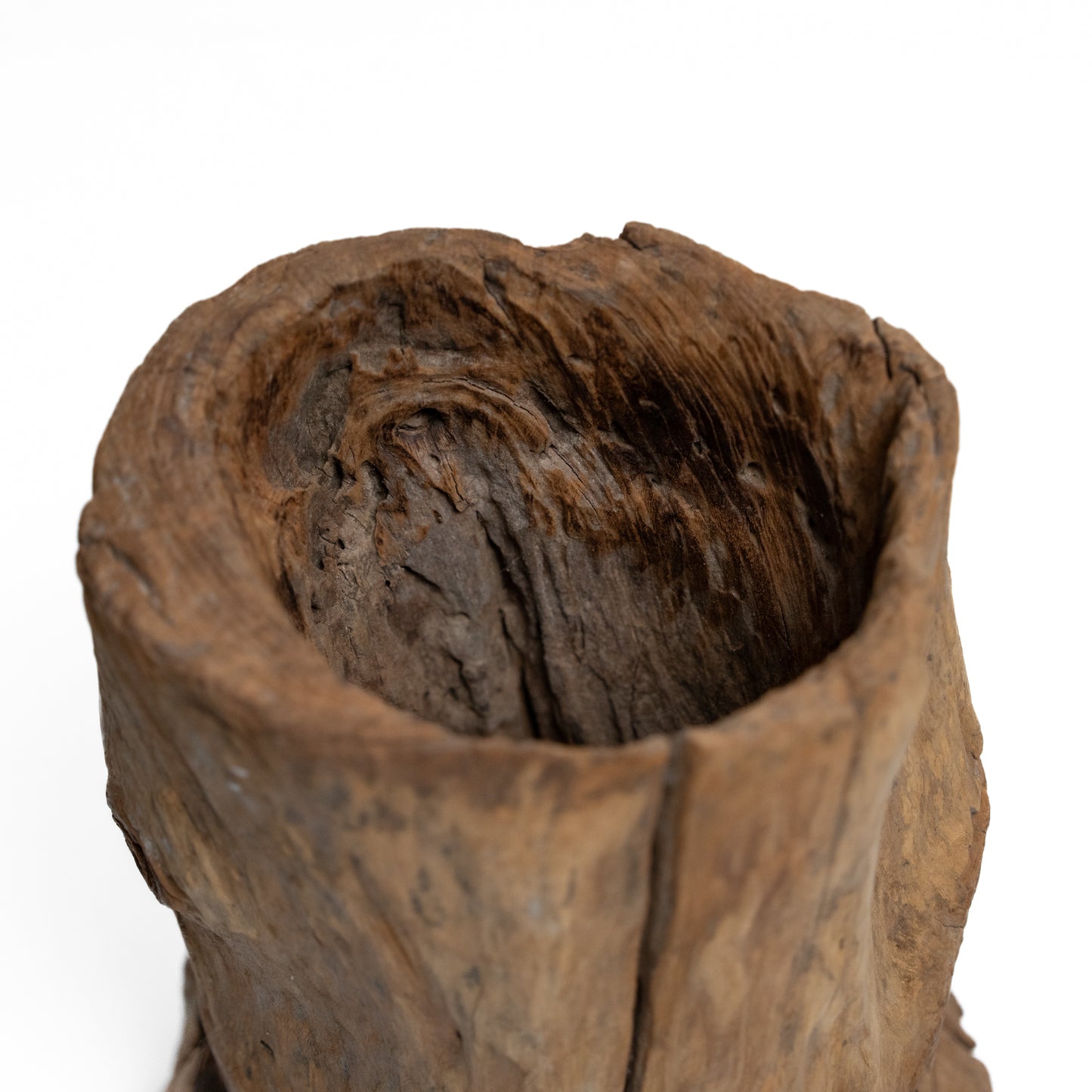 Rustic Wood Planter - Large