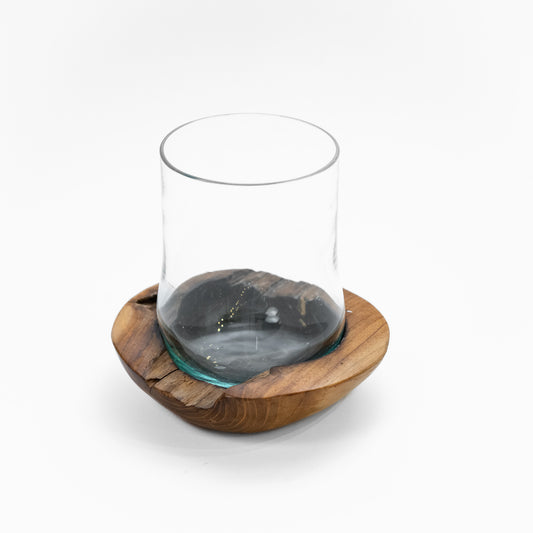 Wood x Glass Pot - Small