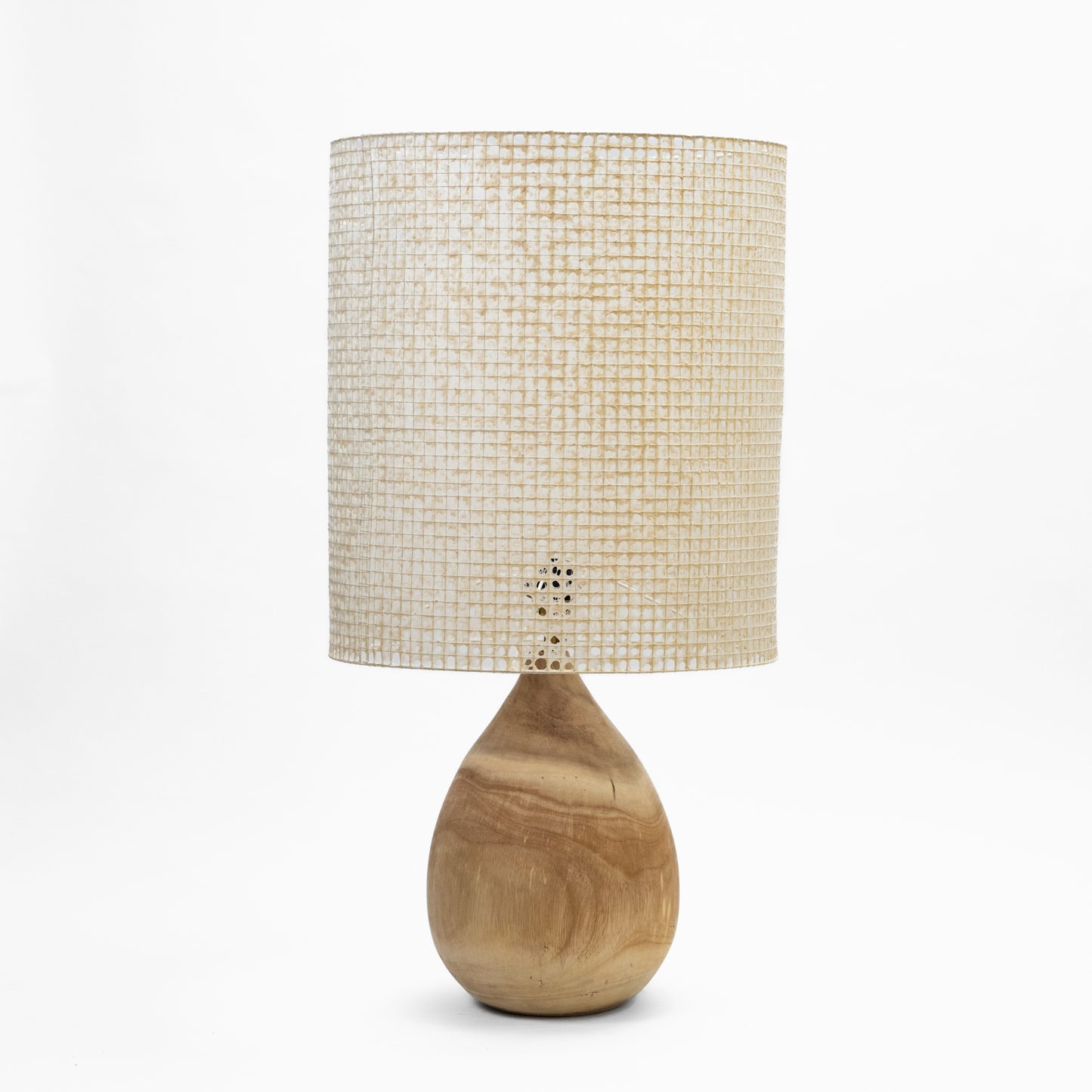 Natural Wooden Base Lampshade
