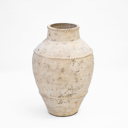 Vintage Off White Planter