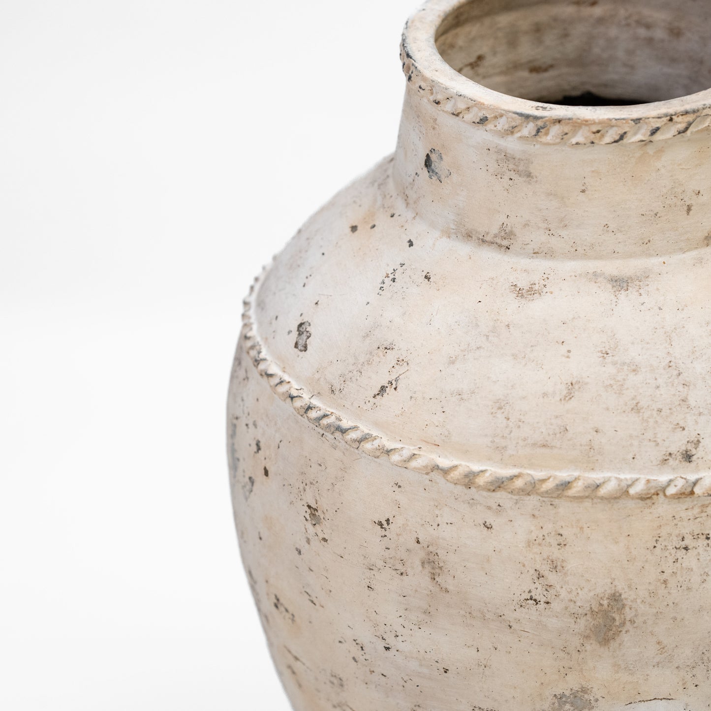 Vintage Off White Planter