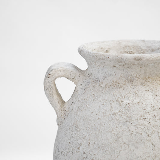 Washed White Planter