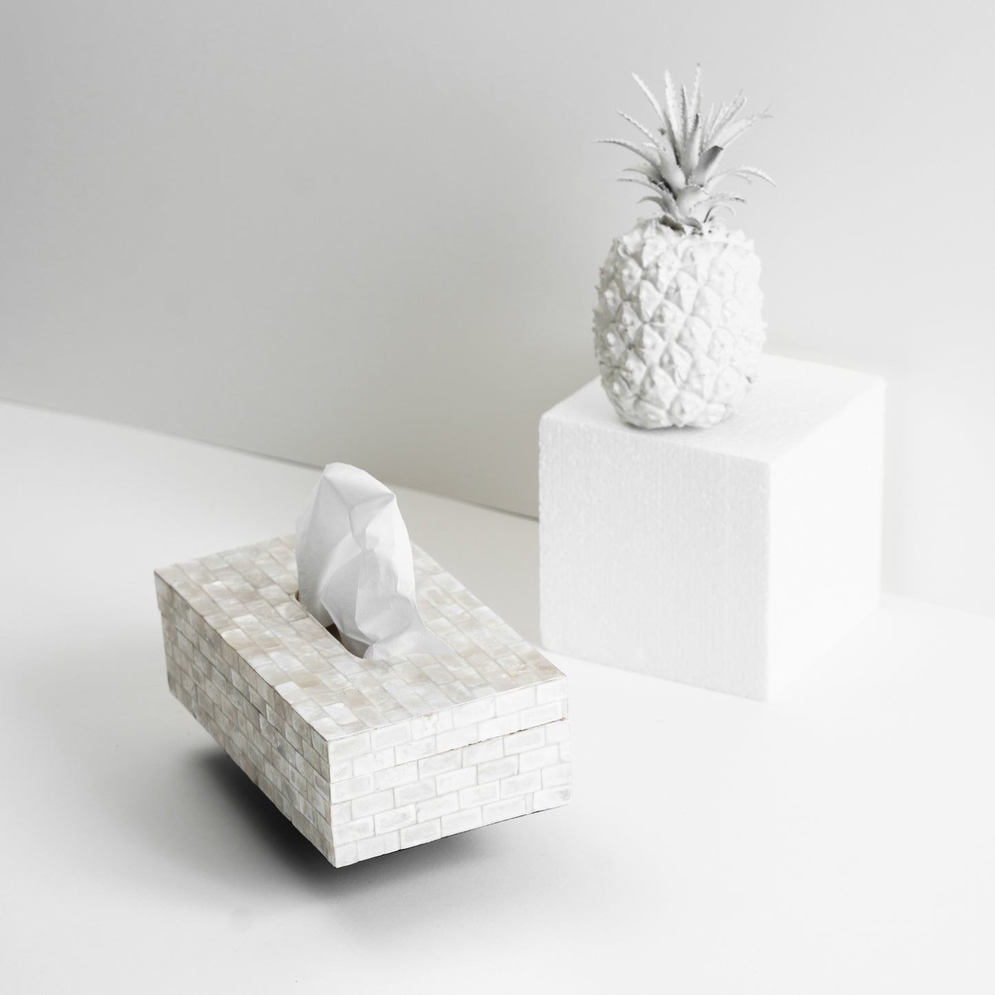White Tissue Box