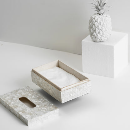 White Tissue Box
