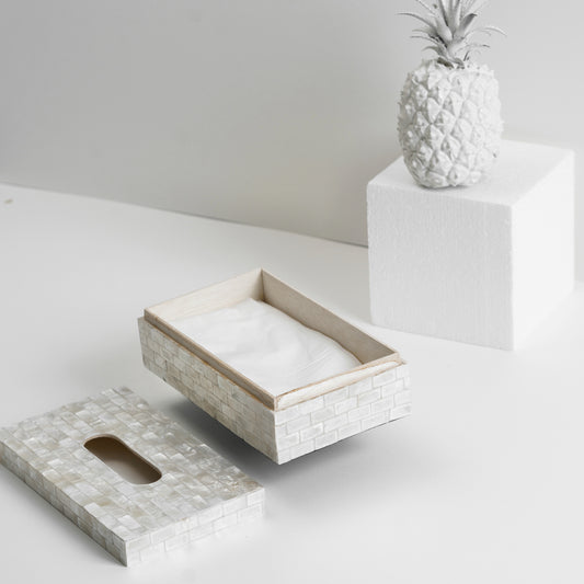 White Tissue Box