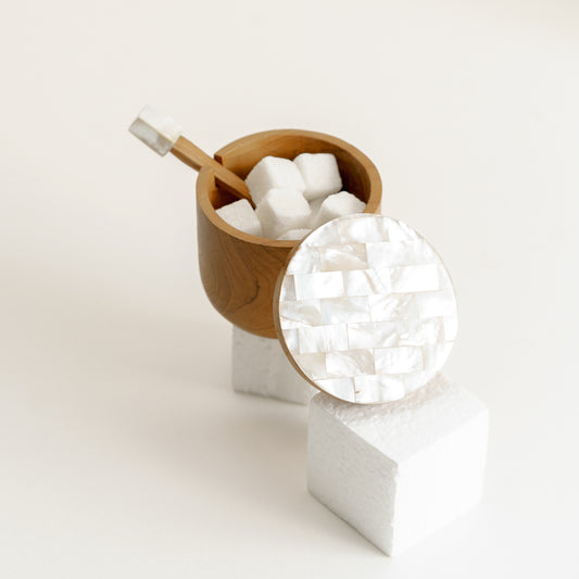 Mother of Pearl Sugar Container