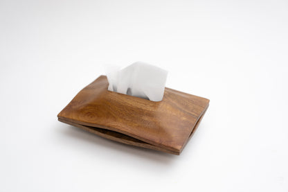 Magnetic Wood Tissue Box
