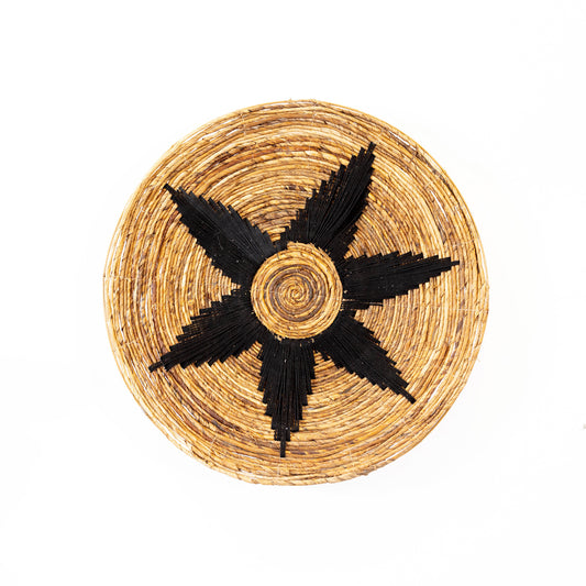 Handmade Rattan Wall Decor in Natural Color - Large