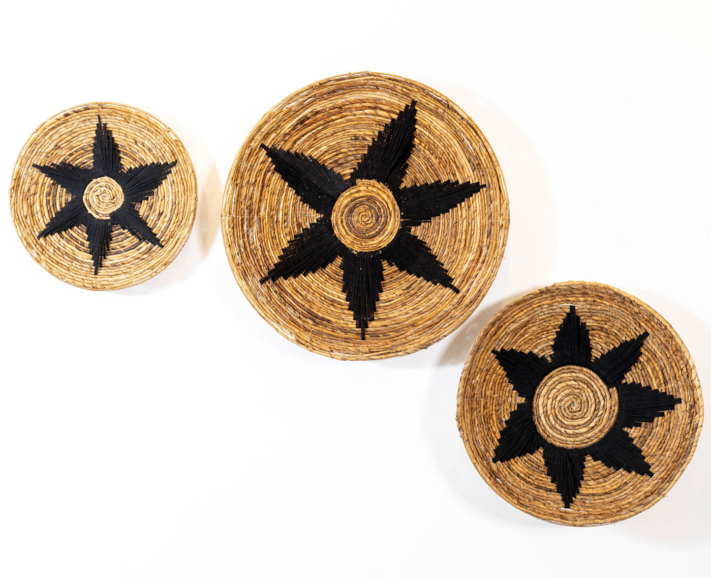 Handmade Rattan Wall Decor in Natural Color - Small