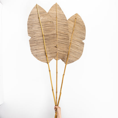 Handmade Bamboo Leaf Decor