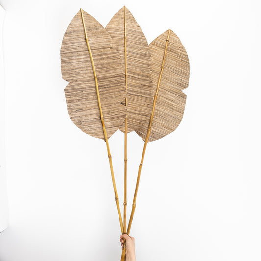 Handmade Bamboo Leaf Decor