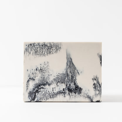 Square Plant Vase in Grey Resin - Large