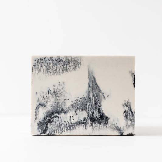 Square Plant Vase in Grey Resin - Large