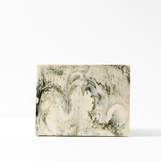 Square Plant Vase in Beige Resin - Large