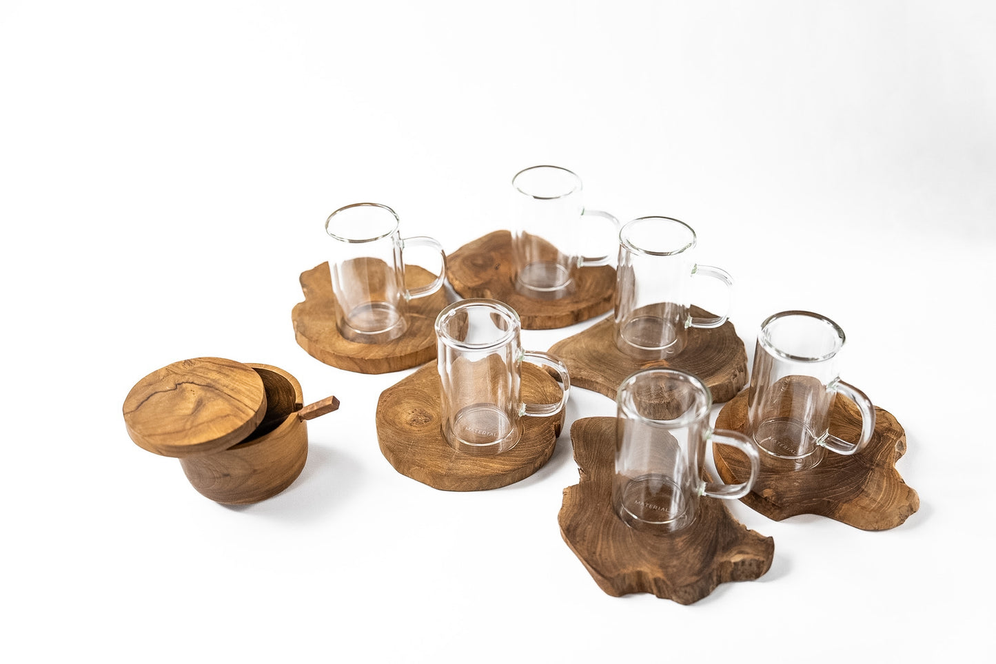 Wood Sugar Container