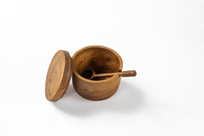 Ramadan Wood Tea Set & Sugar Container