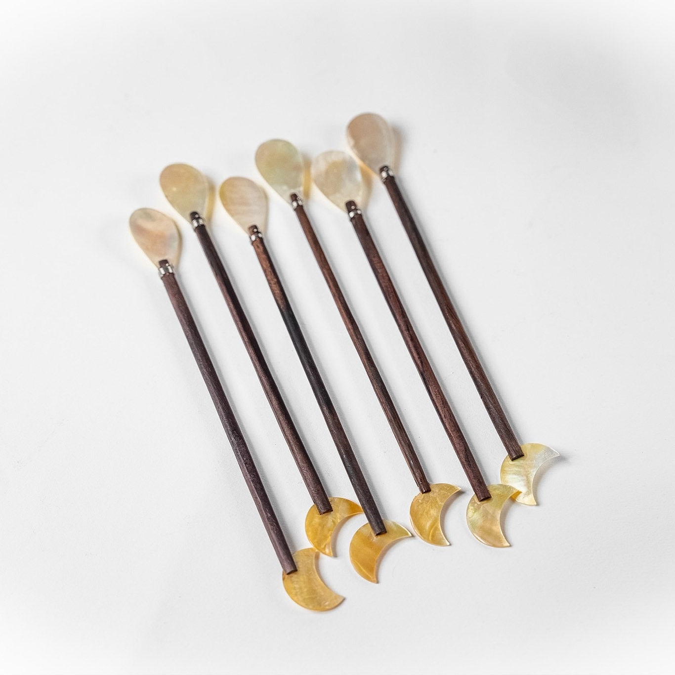 Mother of Pearl Ramadan Spoons - Set of 6