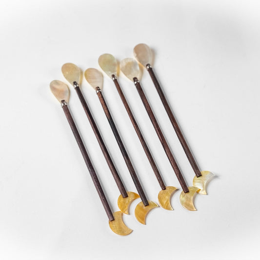 Mother of Pearl Ramadan Spoons - Set of 6